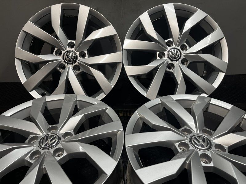 VW フォルクスワーゲン ゴルフ7 後期 ハイライン 純正ホイール 17インチ 7J5HPCD112 49 ゴルフヴァリアント|ジェッタにも MHA522