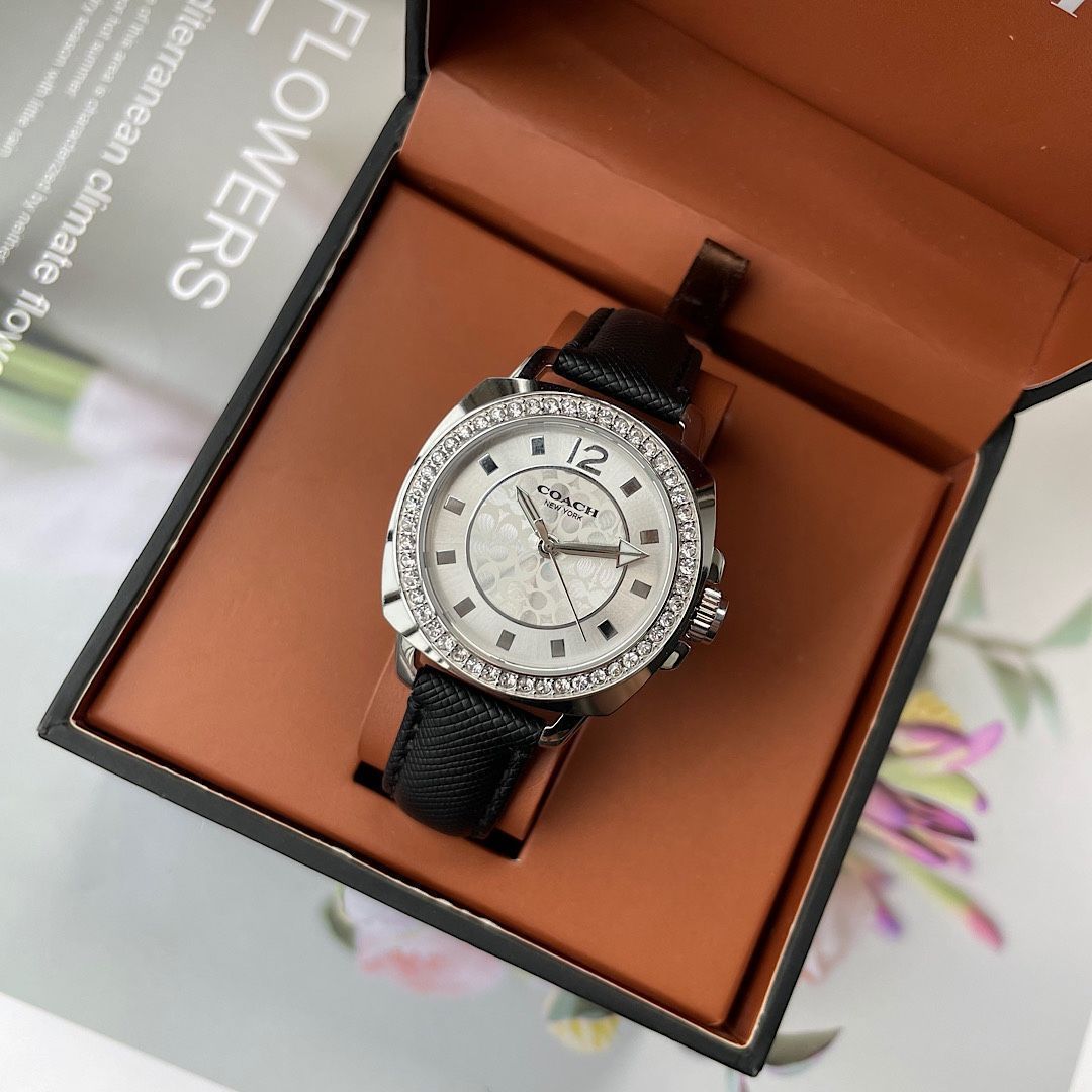 COACH コーチ レディース腕時計 36mm｜スワロフスキークリスタル