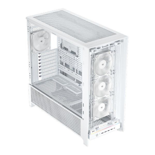  CORSAIR コルセア FRAME 5000 D RS Mid-Tower White CC-9011308-WW 2661685 PCケース(自作PC用) PCパーツ