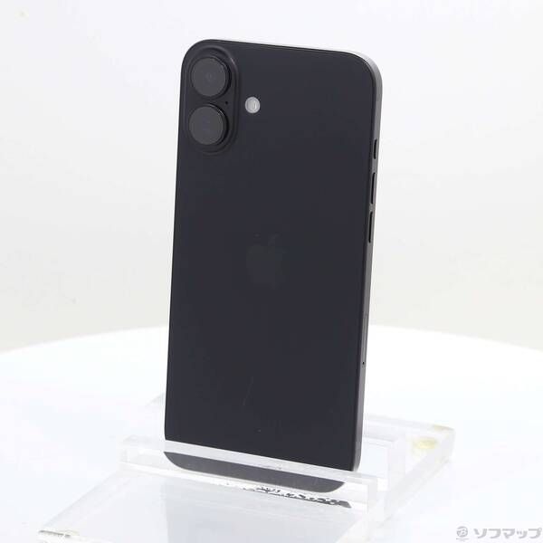 【中古品】防犯カメラシステム 中古品〕 iPhone16 Plus 128GB ブラック MXVA3J／A SIMフリー【348