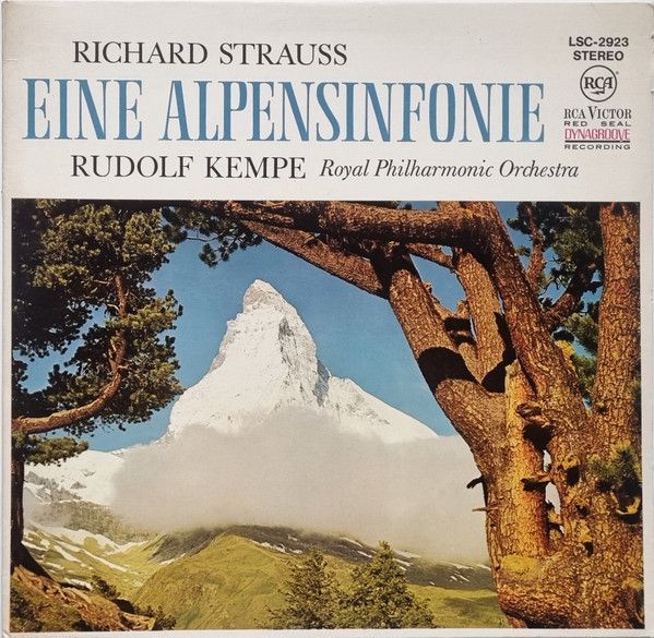 独LP Richard Strauss - Rudolf Kempe Eine Alpensinfonie LSC2923 RCA Victor ⁄00260