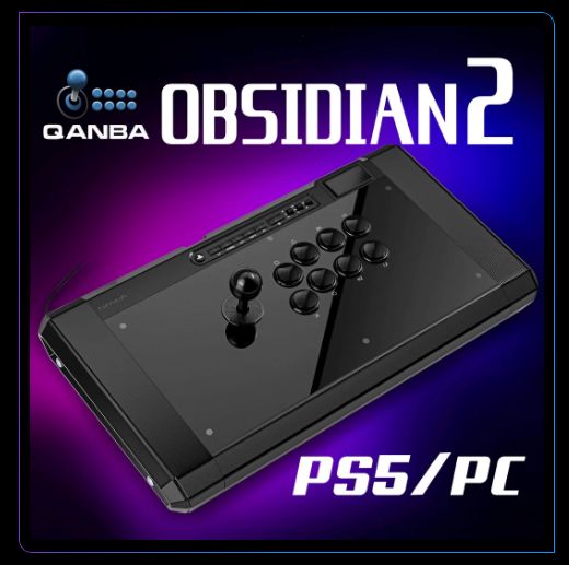 美品】Qanba Obsidian 2 Arcade Joystick Q7 K0809 0820ML011 