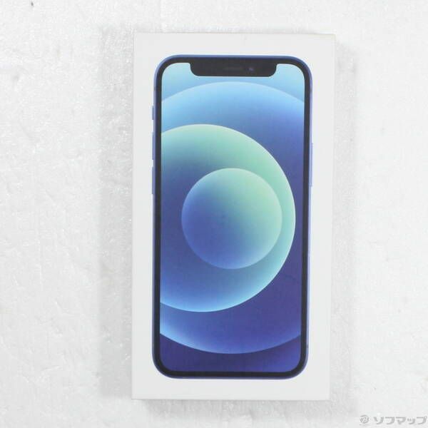 Apple - SIMフリー iPhone 12 mini MGAP3J/A 64GB ブルー iPhone 12 mini 【中古】Apple au 【SIMロック解除済み】 64GB