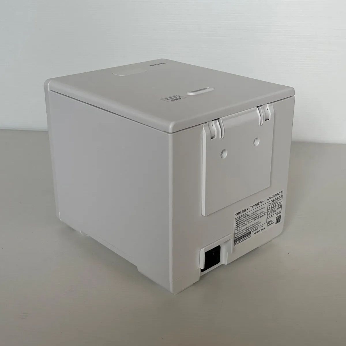 山善 YJS-CM072(W) ホワイト キューブ型マイコンジャー炊飯器 (4