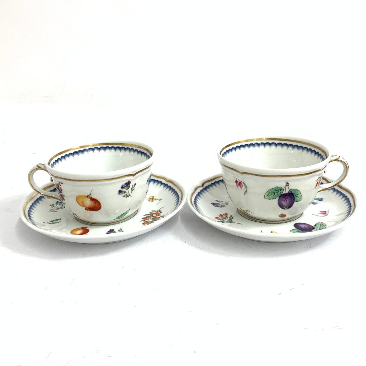 リチャードジノリ イタリアンフルーツ 　カップ2客&ソーサー３枚 RICHARD GINORI リチャードジノリ イタリアンフルーツ カップ