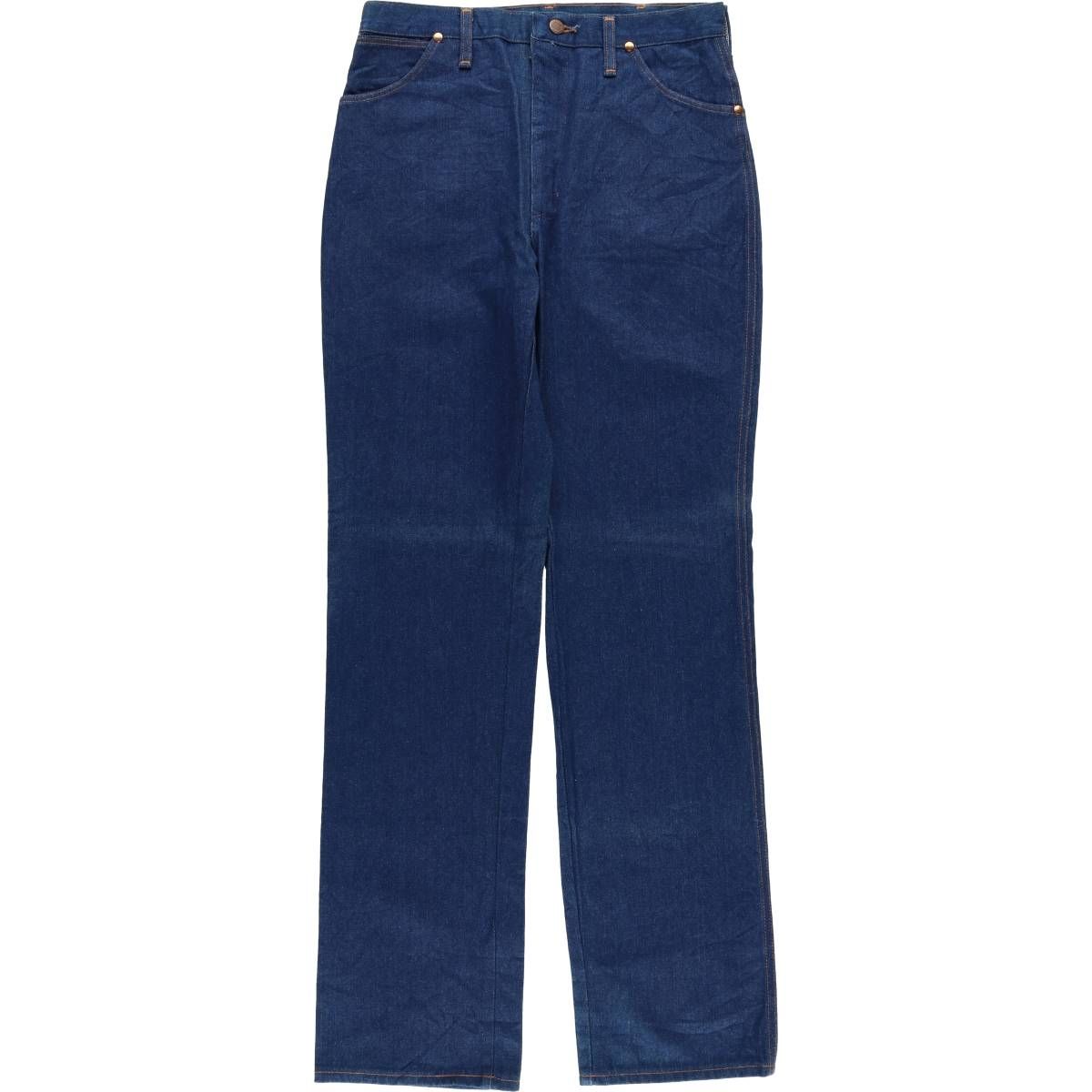 DEADSTOCK デッドストック ラングラー Wrangler NO-FAULT DENIMS ストレートデニムパンツ メンズw31相当|eaa545575