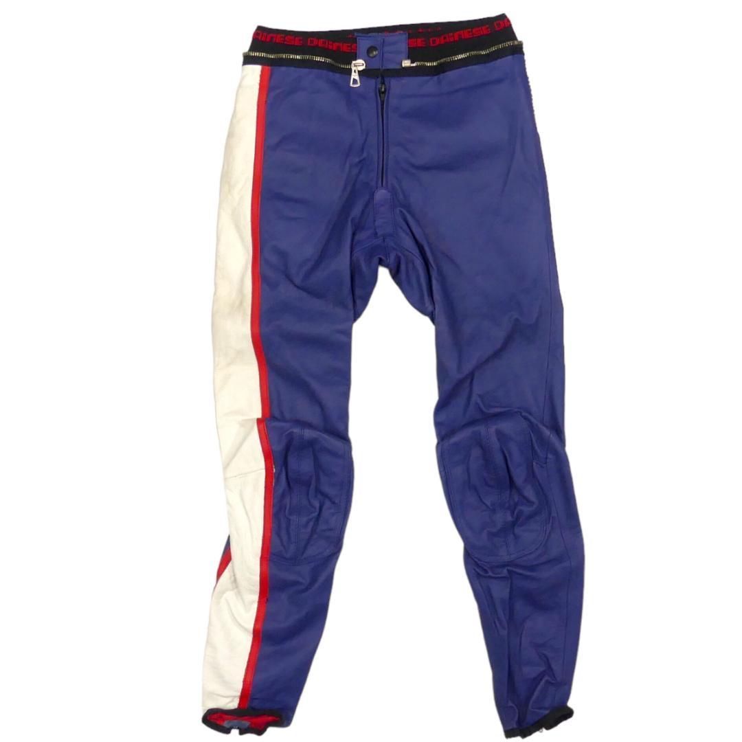 DAINESE ダイネーゼ レザーレーシングスーツ 本革 ツナギ 赤 X7022