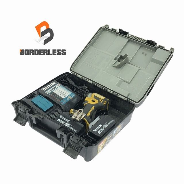 ☆中古品 限定色☆makita マキタ 18V 充電式インパクトドライバー 