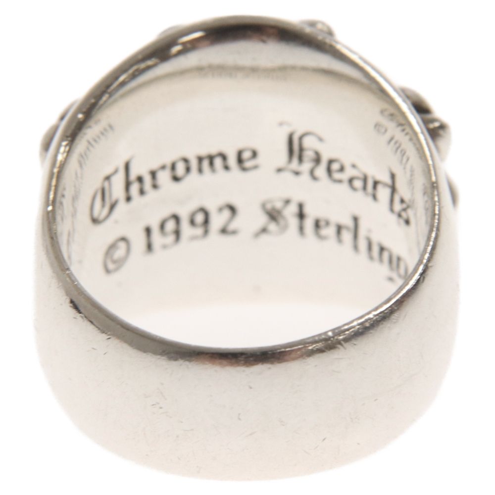 美品 CHROME HEARTS シルバー925 KEEPER RING 22号 CHROME HEARTS keeper Ring – kingram-japan