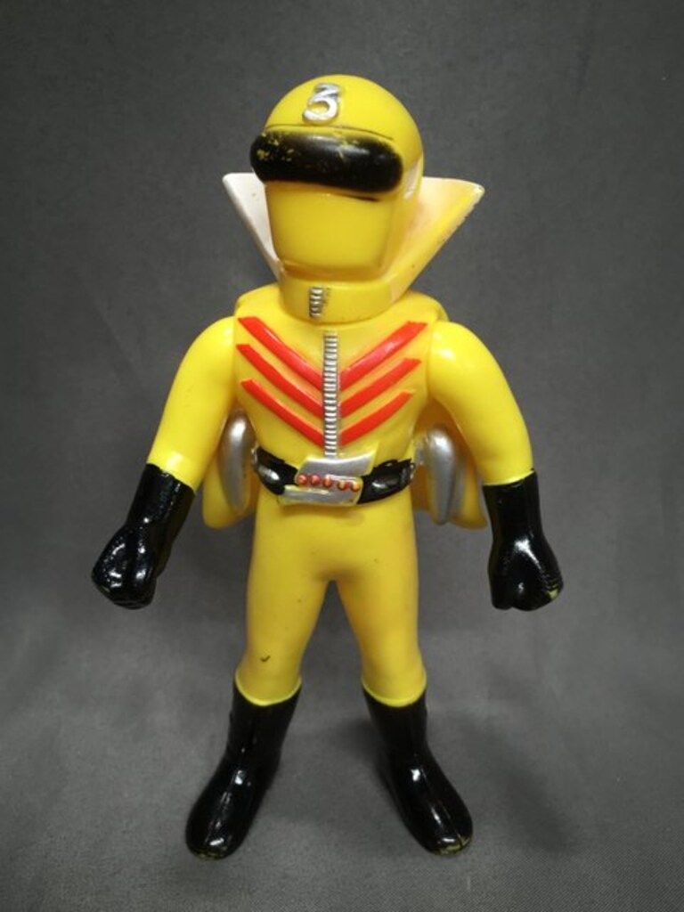 当時物　キレンジャー　ソフビ　ポピー Yahoo!オークション - 70年代ポピー製 秘密戦隊ゴレンジャー