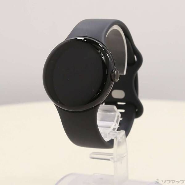 品〕 Google Pixel Watch Matte Black ステンレス ケース／Obsidian