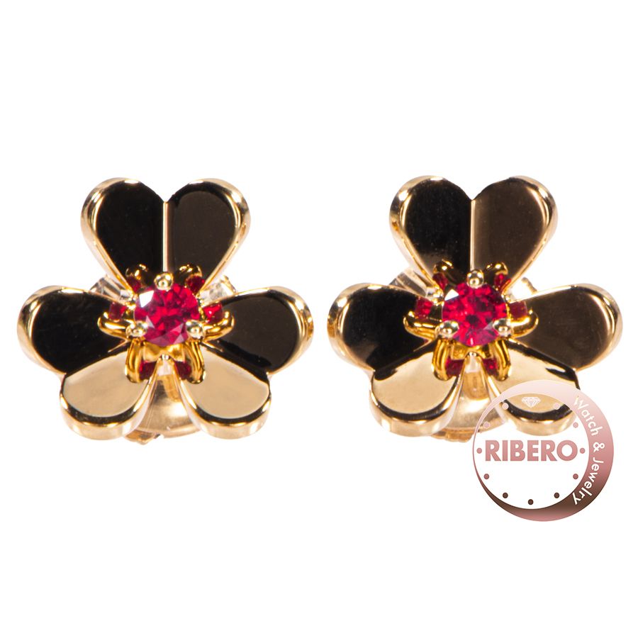 Van Cleef & Arpels ヴァンクリーフ＆アーペル フリヴォル ピアス ミニ  