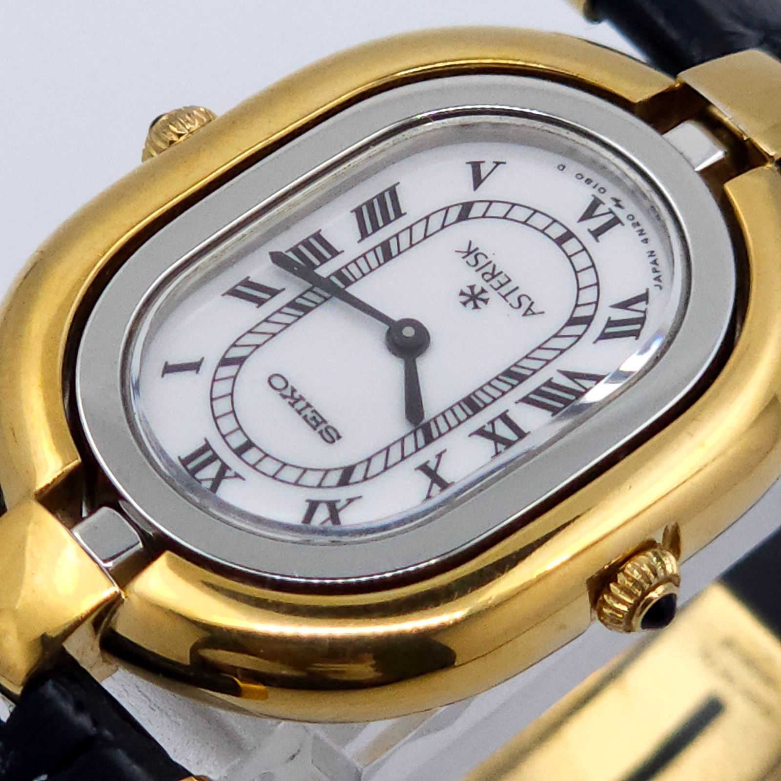 【稼働】SEIKO アスタリスク 4N20-5080 腕時計 ゴールド ローマン SEIKO セイコー アスタリスク 4N20-5080 QZ 動作品 - メルカリ