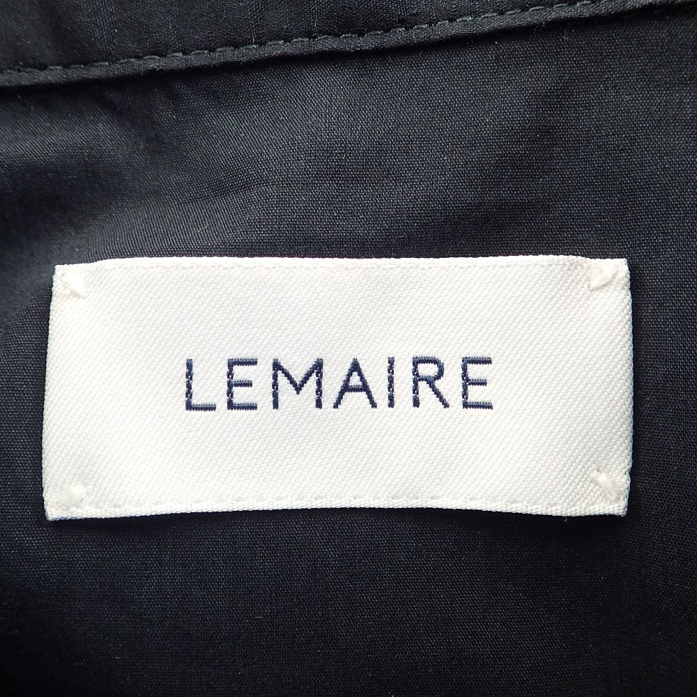 LEMAIRE ルメール ブラック スナップボタン ウエスタン風シャツ 48