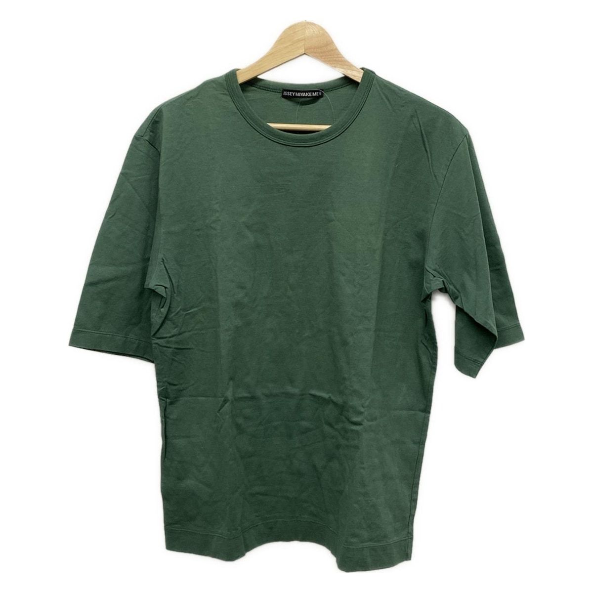イッセイミヤケ　半袖　トップス　グリーン イッセイミヤケ 半袖 トップス グリーン ISSEY MIYAKE MEN(イッセイ