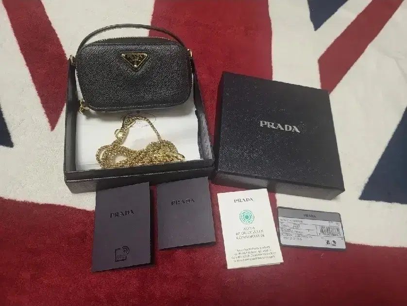 PRADA プラダ サフィアーノ ミニ クロスバッグ