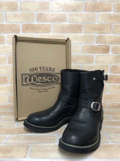【中古】 インボイス・箱有 CHROME HEARTS  WESCO  クロムハーツ ウエスコ BOSS ボス CUSTOM BOOTS  US9.5 111395868