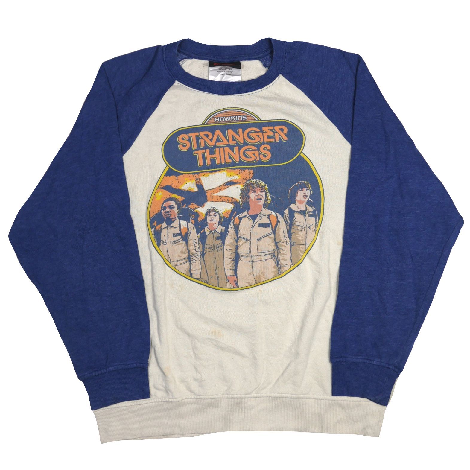 新品　ストレンジャーシングス　ラグランスウェット　Lサイズ　ゴーストバスターズ XL】海外ドラマ Netflix Stranger Things ストレンジャーシングス