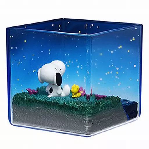 【中古】トレーディングフィギュア 6.おやすみ前のひととき 「SNOOPY＆WOODSTOCK Terrarium On Vacation」