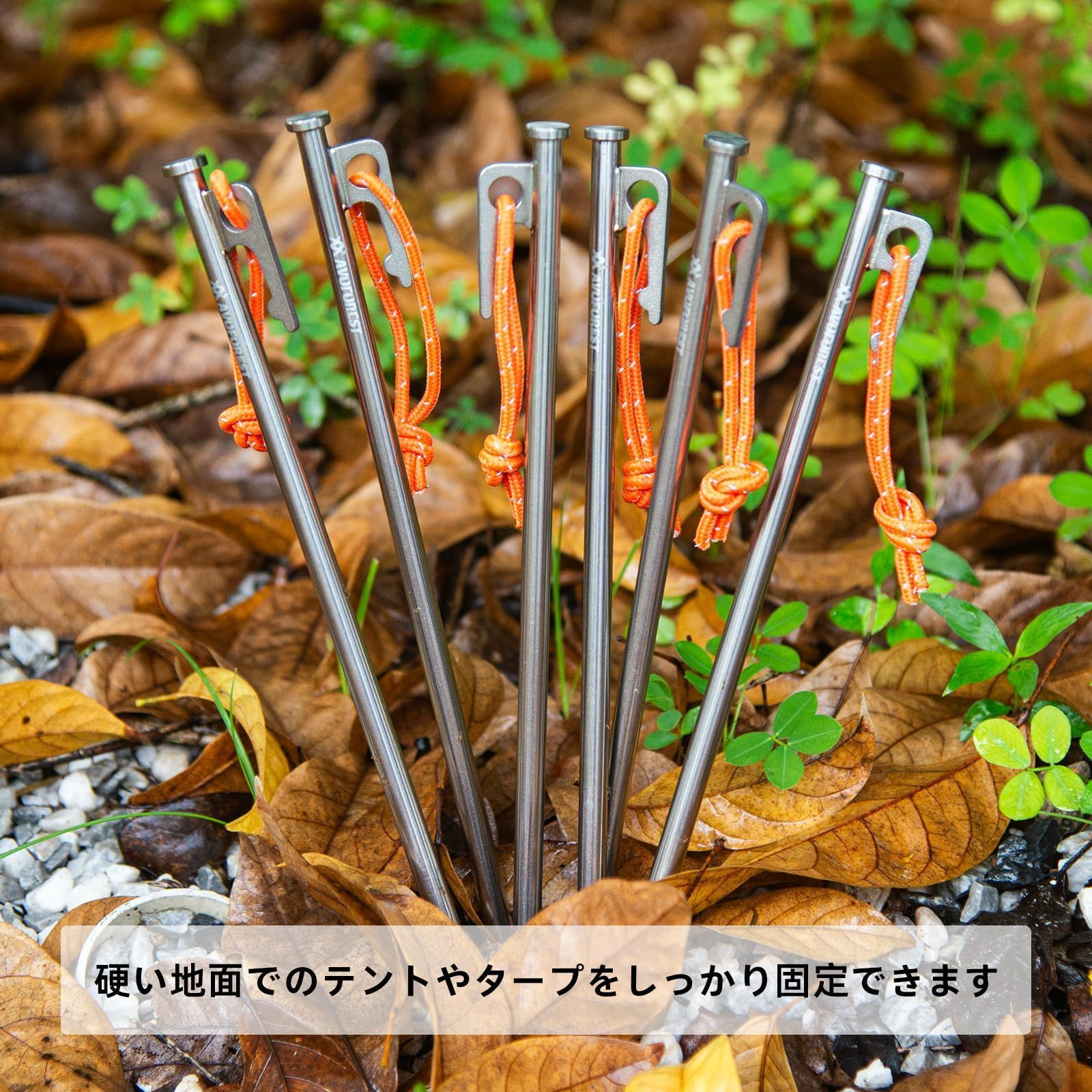硬い地面対応 25cm8本