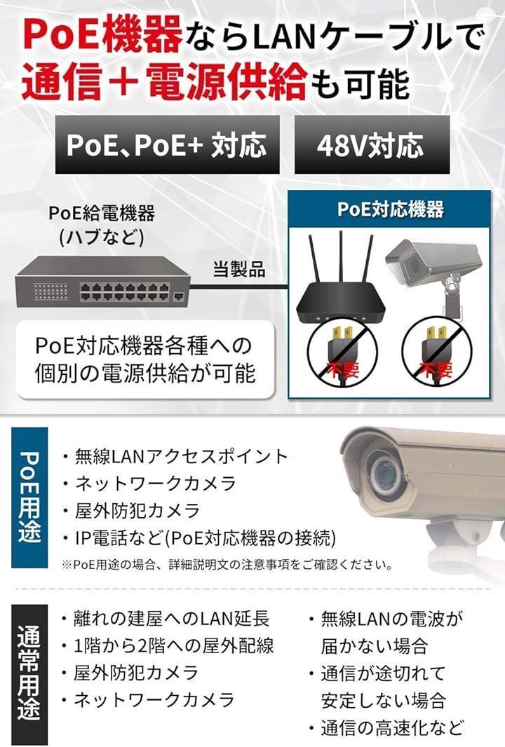 vacan 30m CAT5e 屋外用 LANケーブル 高耐久2重被覆 ピン付 - ケーブル