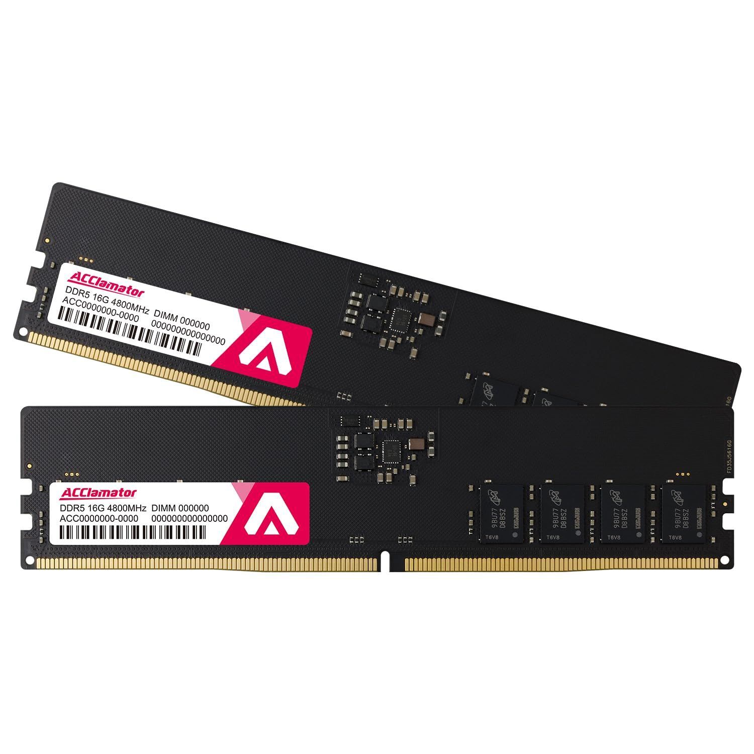 DDR5 32GB（16GB×2枚）4800MHz デスクトップPC用メモリ (PC5-38400 