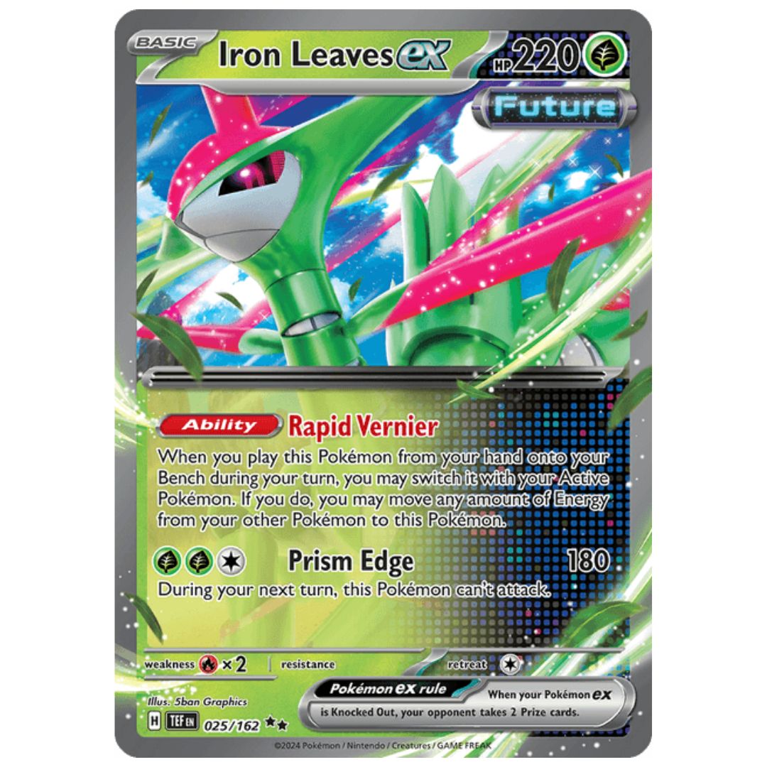 ポケカ テツノイサハex Iron Leaves ex 英語版 海外版 025/162 - メルカリ