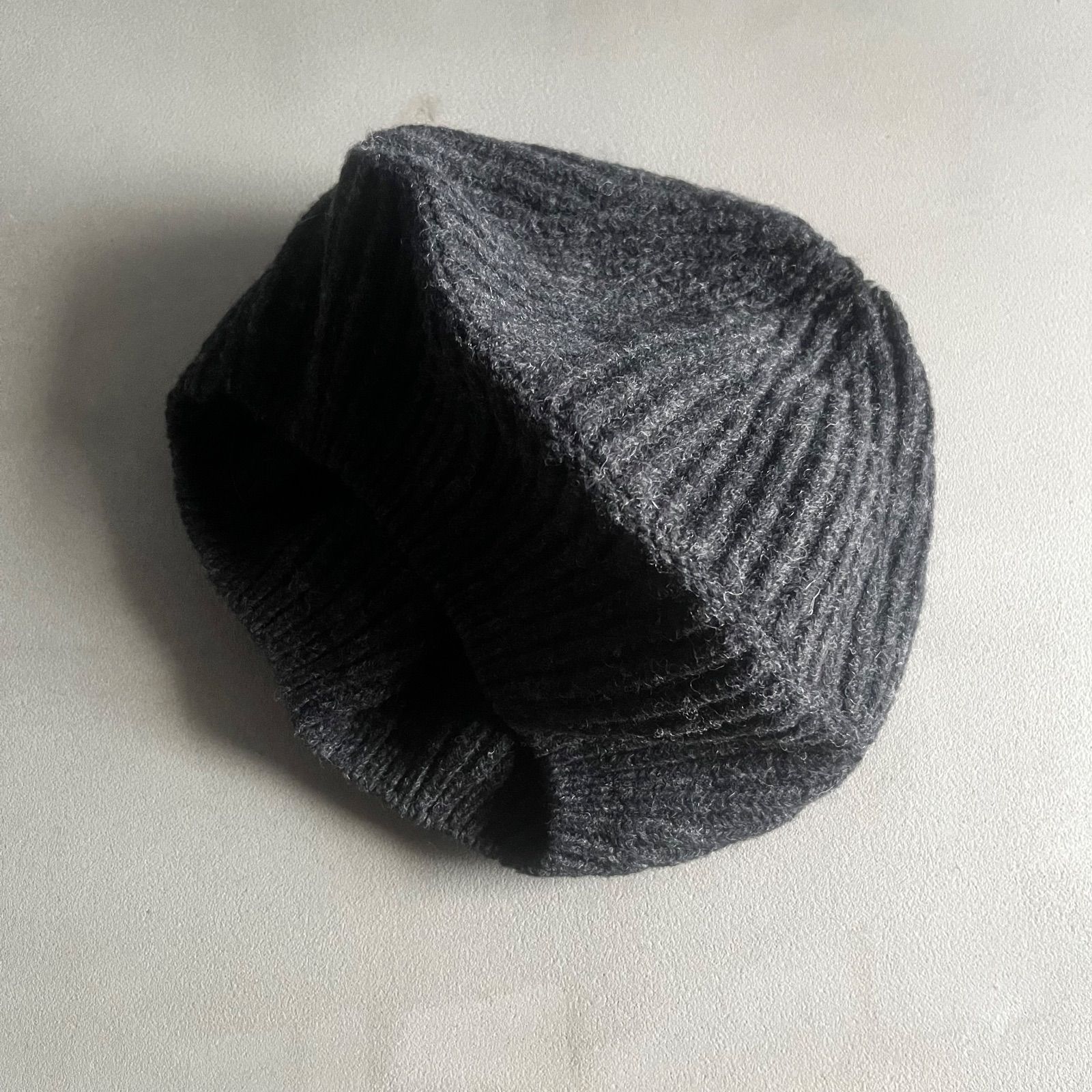 GANNI ダークグレー ベレー帽 GANNI/ガニー ニットベレー帽 ダークグレー フリーサイズ - メルカリ