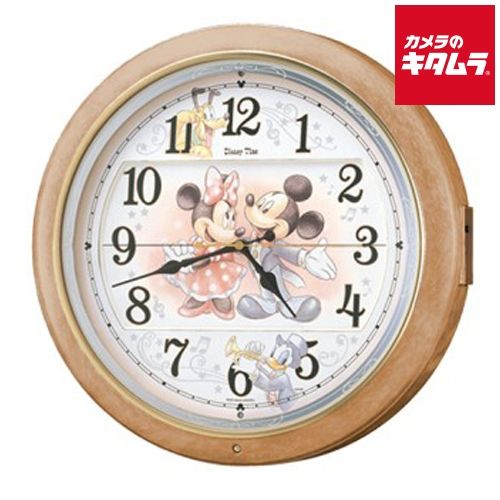 セイコークロック ディズニーフレンズ 電波掛時計 FW561A