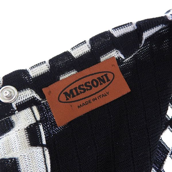 ◇未使用◇ ミッソーニ MISSONI 織柄 ワンピース サイズ40 レディース 