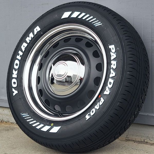 ヨコハマ PARADA ハイエースホイールタイヤ139.7 215/60R17C 楽天市場】ハイエース200系 タイヤホイール ヨコハマ パラダ