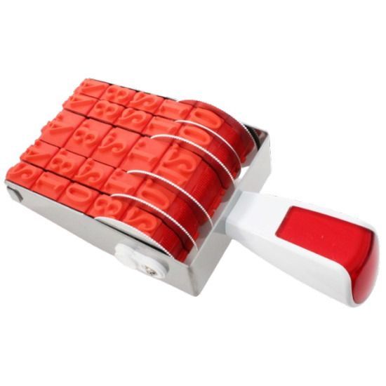 リピスター RS-DM0 回転印 スタンプ 日付 回転ゴム印 欧文日付 明朝体 初号 5連 12段