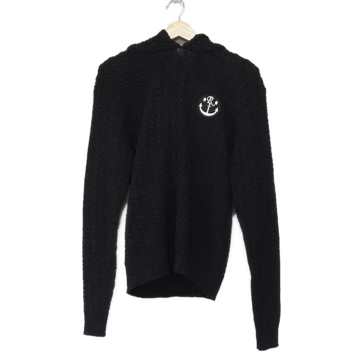 RAF SIMONS(ラフシモンズ) パーカー サイズS メンズ美品 - 黒 長袖  