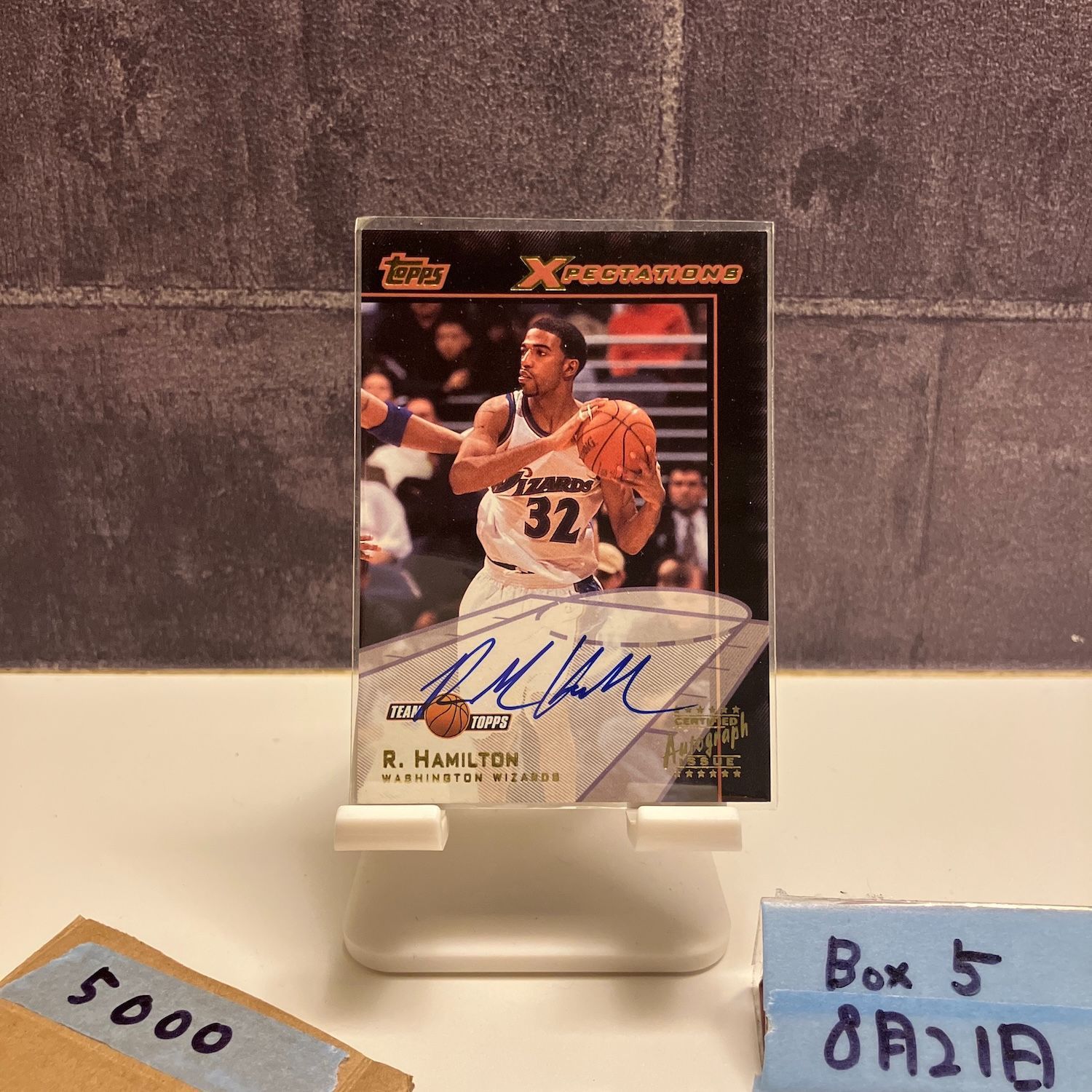 2001 Topps Xpectations Richard Hamilton 直筆サイン