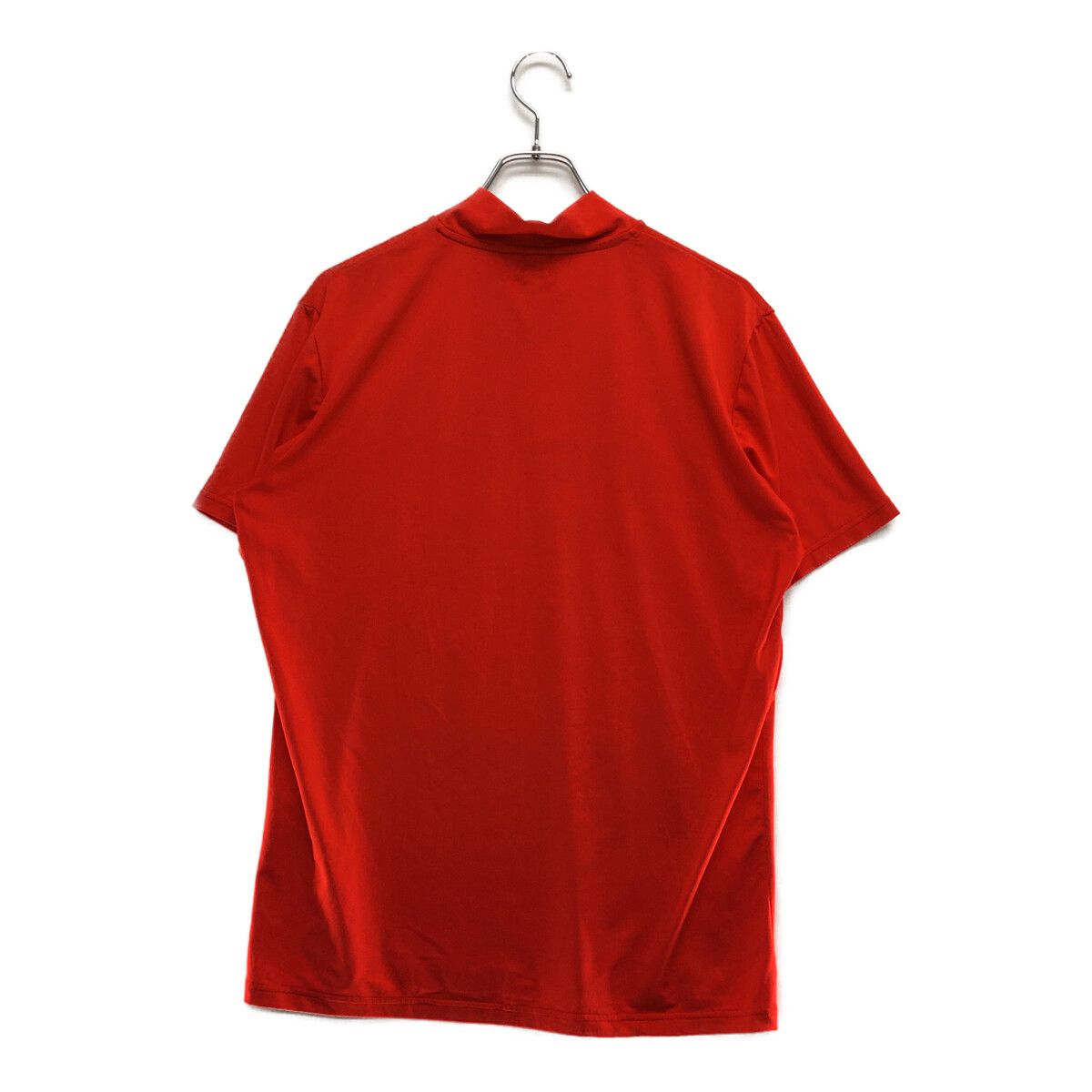 中古 メンズ アルチビオ archivio 半袖シャツ 48(L) 赤 レッド モック