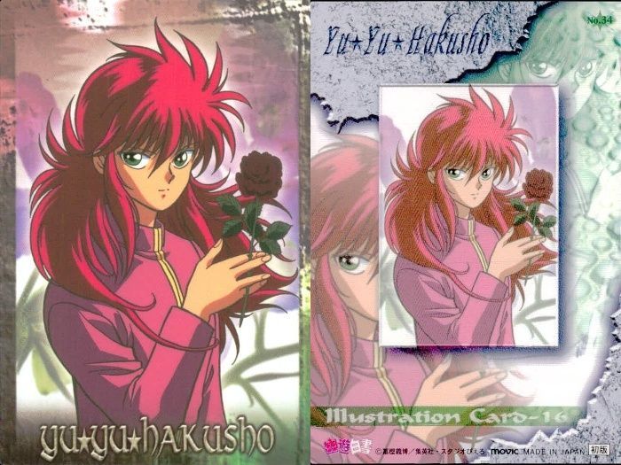 ux47 幽遊白書 パーフェクトコレクション カード イラストレーション