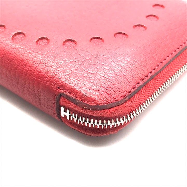 エルメス　長財布 良品 HERMES エルメス エヴリン ジップロング ウォレット 長財布
