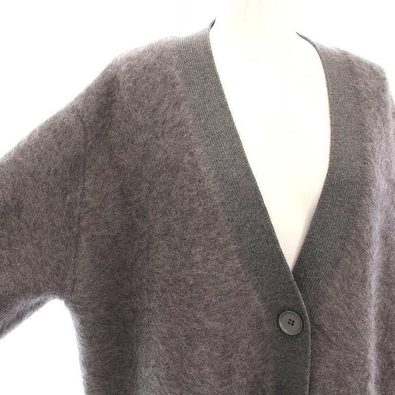 アイシービー iCB 23AW フォックスカシミヤ カーディガン ニット Vネック 長袖 S グレー KRCYSW0506 /YM レディース アイシービー iCB 23AW フォックスカシミヤ カーディガン ニット