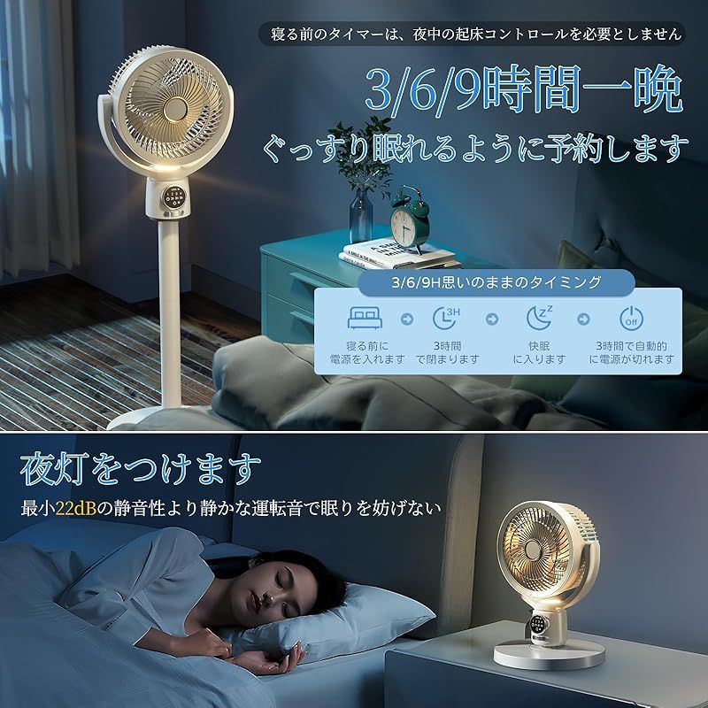 サーキュレーター 扇風機 送風機 パワフル 省エネ 衣類乾燥 梅雨 夏 自動 2025最強モデル＆節電対策】サーキュレーター 扇風機 兼用 自動