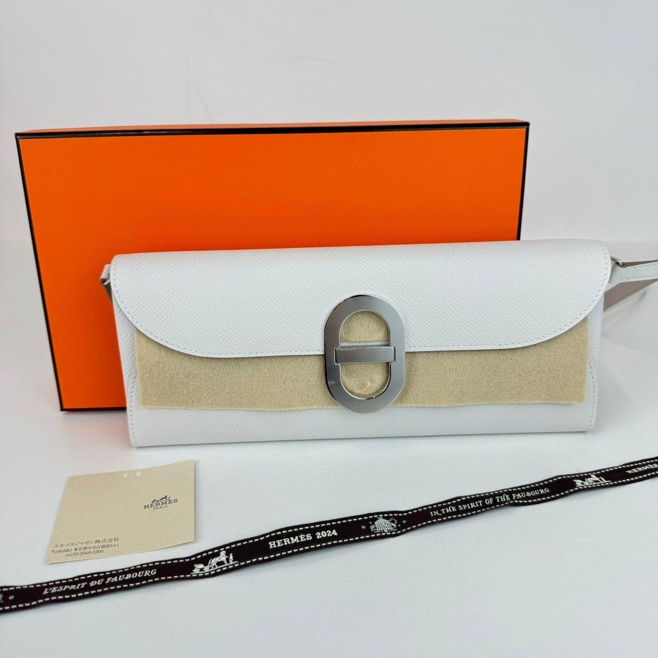 新品未使用 HERMES エルメス Chaine dancre To Go シェーヌダンクルトゥーゴー Gris pale グリパール Stamp-W  W刻 Epsom エプソン レディースバッグ ショルダーバッグ - メルカリ