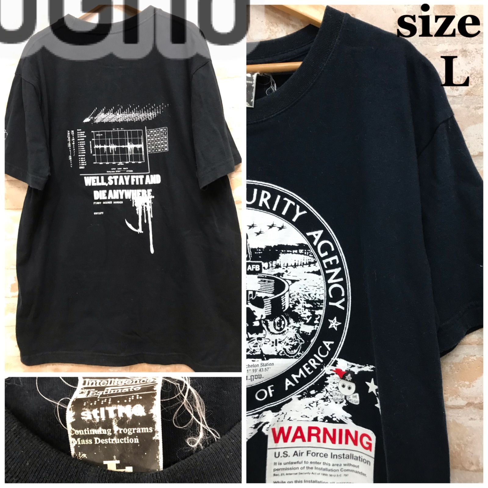 stlTH ステルス Tシャツ STLTH ステルス JONIO × 横山SAKEVI UNDERCOVER取扱 初期 FUCK