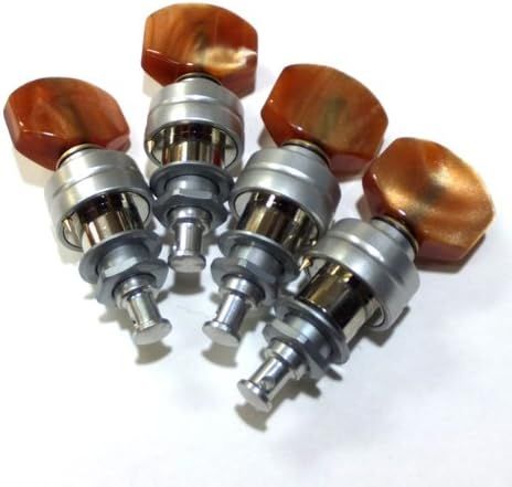 ゴトー ウクレレ ペグ GOTOH UPT UB8 CW クローム 茶ボタン|C Ebiオリジナルピック付