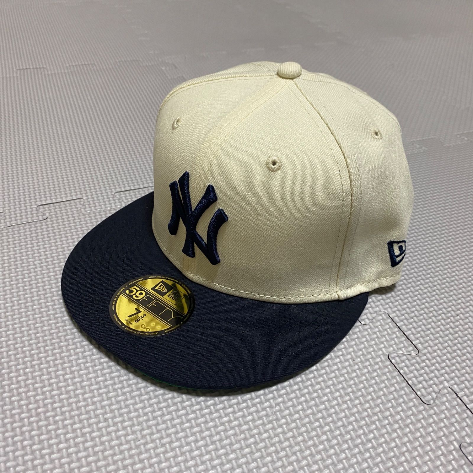 NEWERA》ニューエラ ニューヨーク ヤンキース 59FIFTY 2トーン キャップ OGチームカラー オフホワイト ネイビー ワールドシリーズ  サイドパッチ 7 3/8 - メルカリ