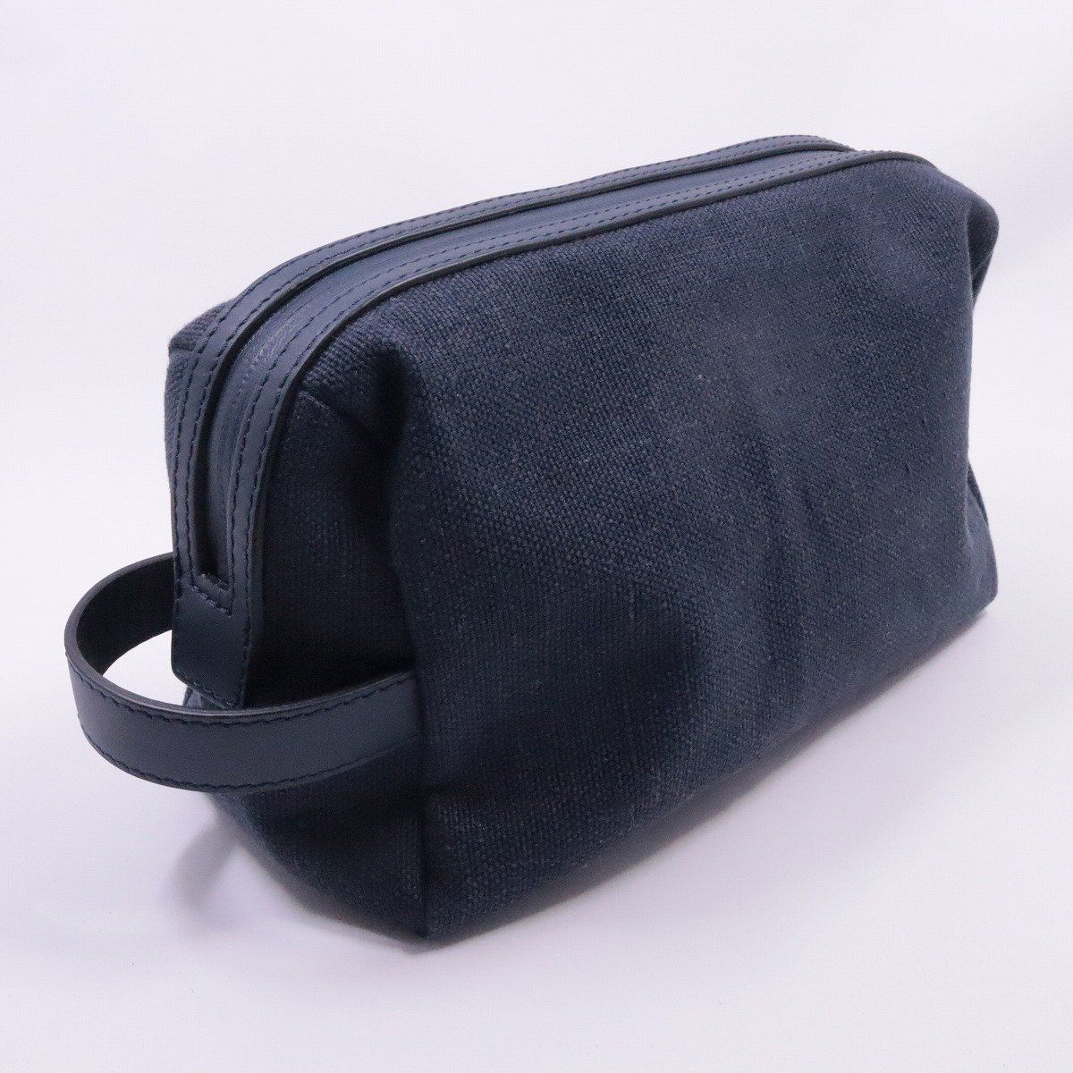 美品】ROLEX ロレックス ノベルティ ポーチ ネイビー ナイロン素材【い