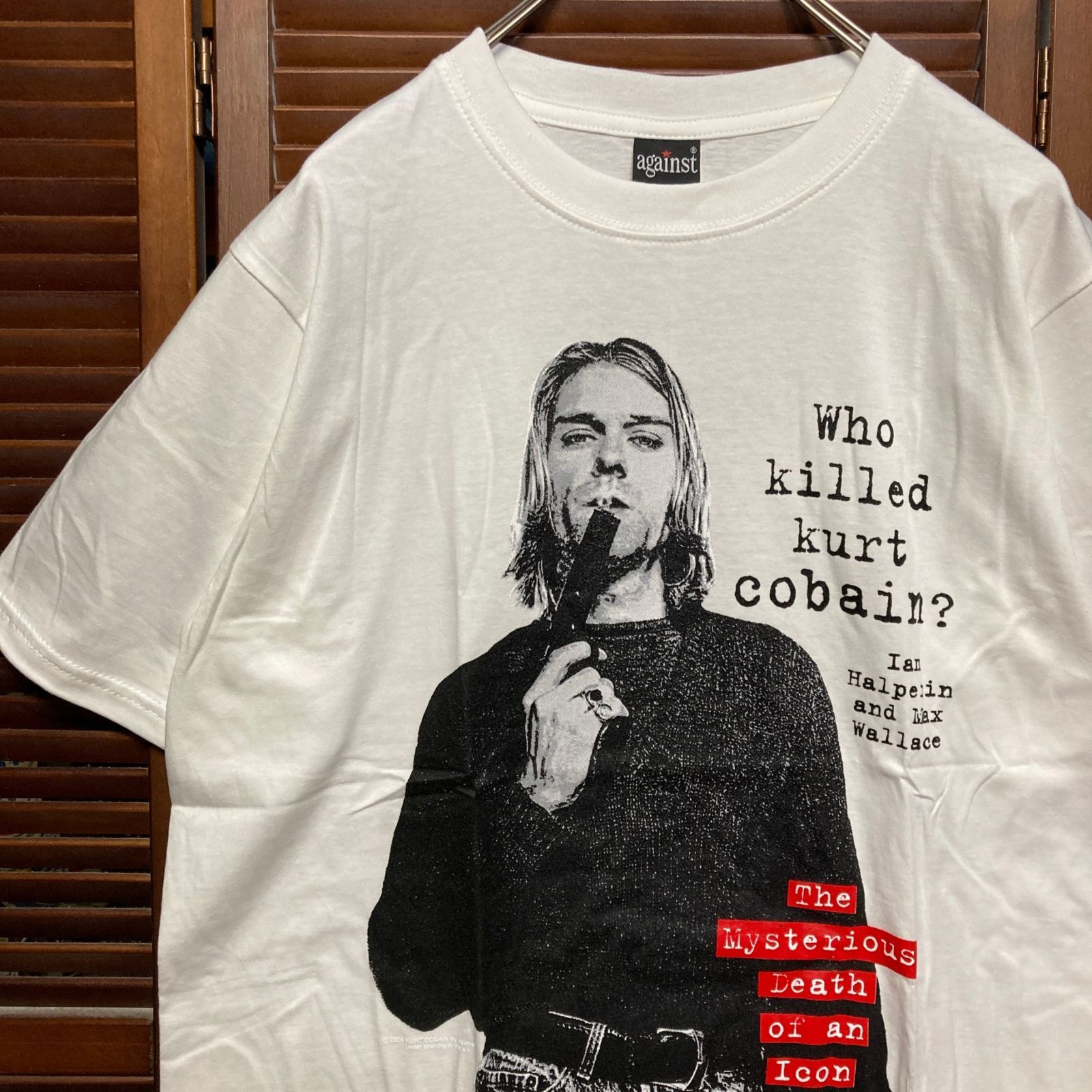 NIRVANA カートコバーン プリントTシャツ L☆新品カート・コバーン&フランシス【Nirvana】プリントTシャツ