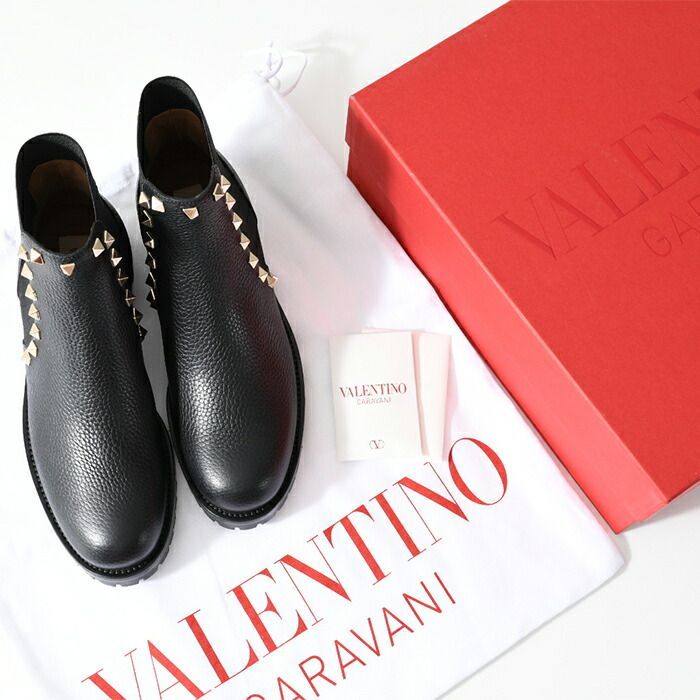 VALENTINO ヴァレンティノ ブーツ シューズ ロックスタッズ アンクル