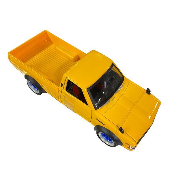 ダットサン ピックアップトラック イエロー 620 ダイキャスト ミニカー 1:24シリーズ 1973 Maisto / DATSUN マイスト  アメリカン雑貨 アメ車 モーター ホットロッド