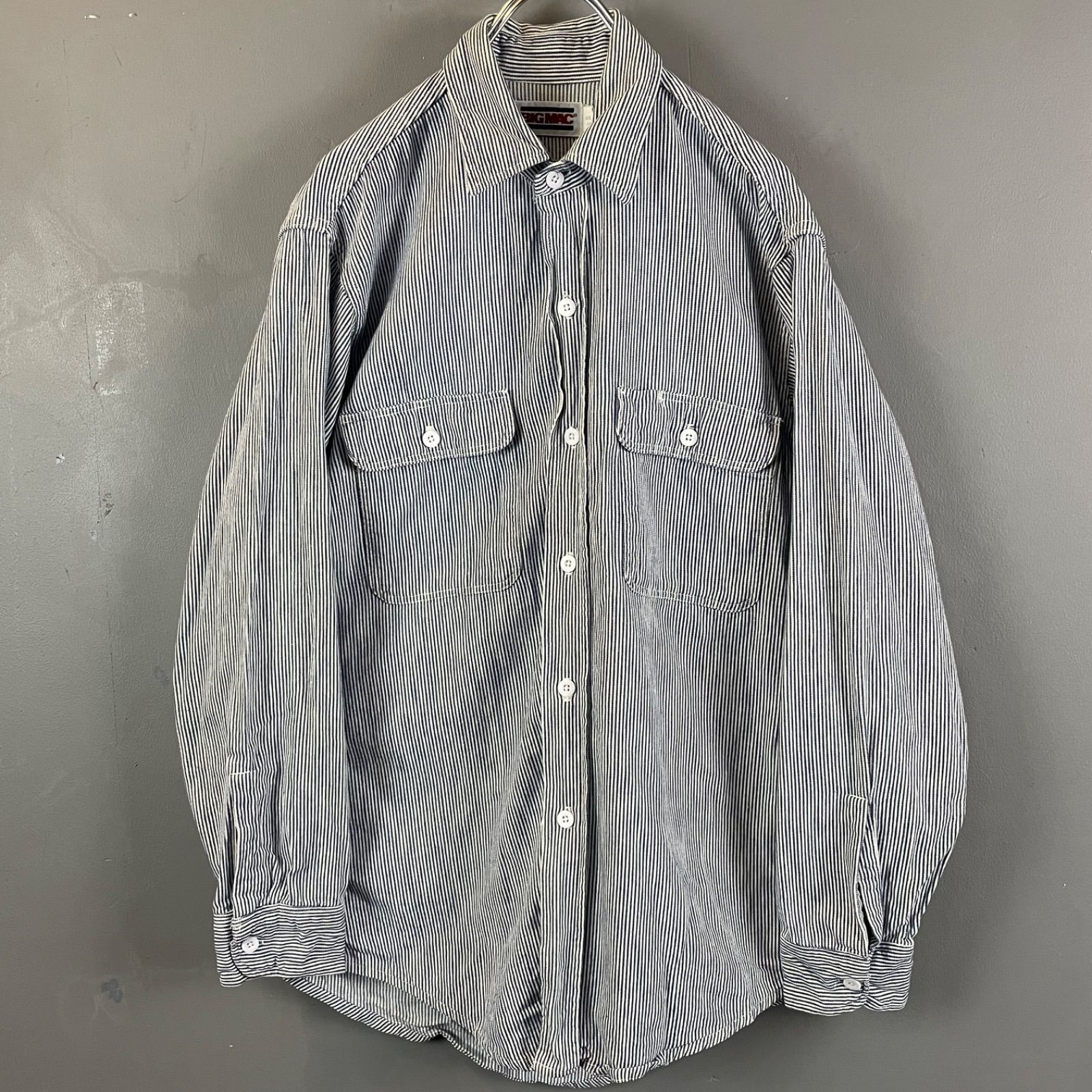 USA製 80s Vintage BIG MAC L/S Shirt ビッグマック 長袖シャツ