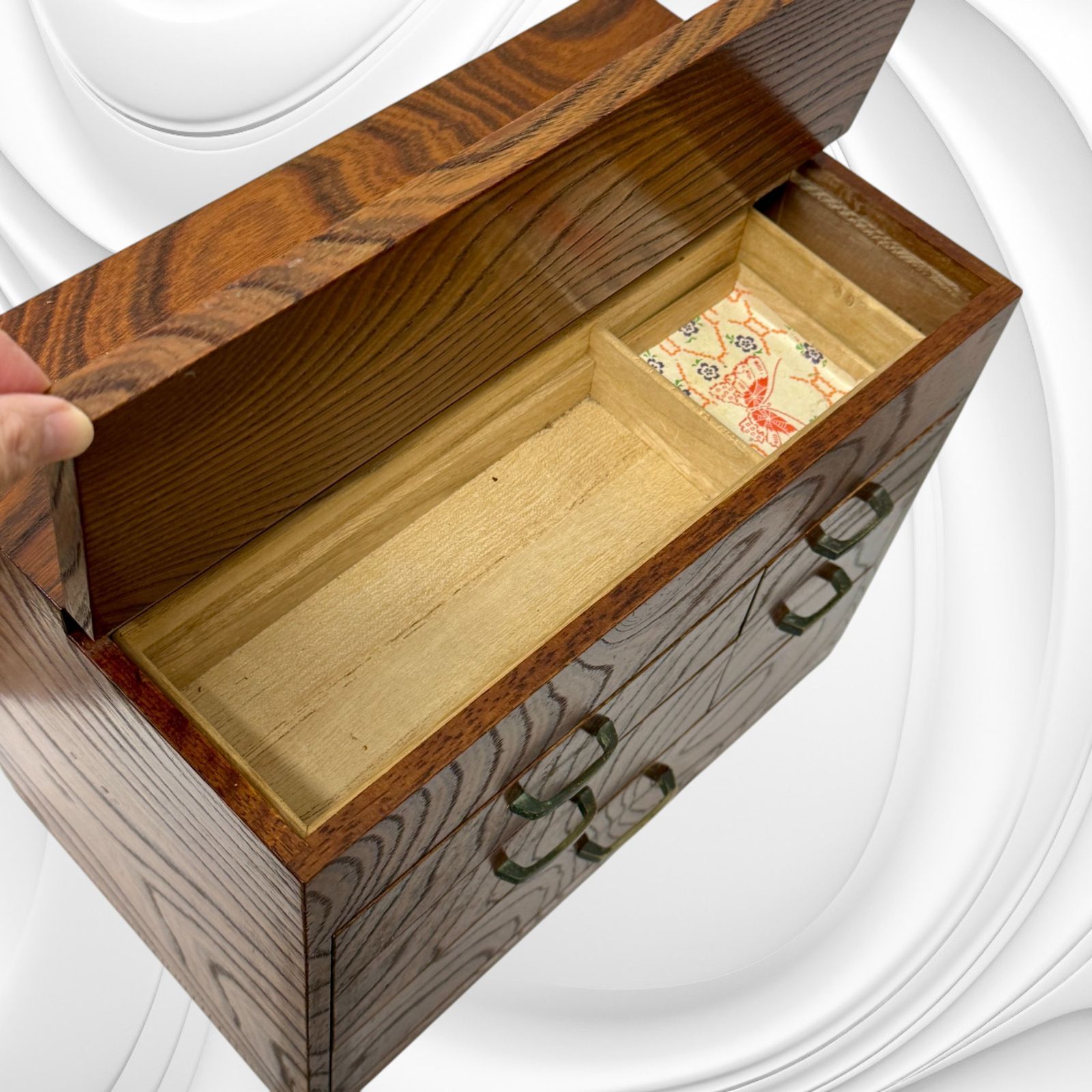 骨董品裁縫入れ アンティーク骨董品裁縫入れ