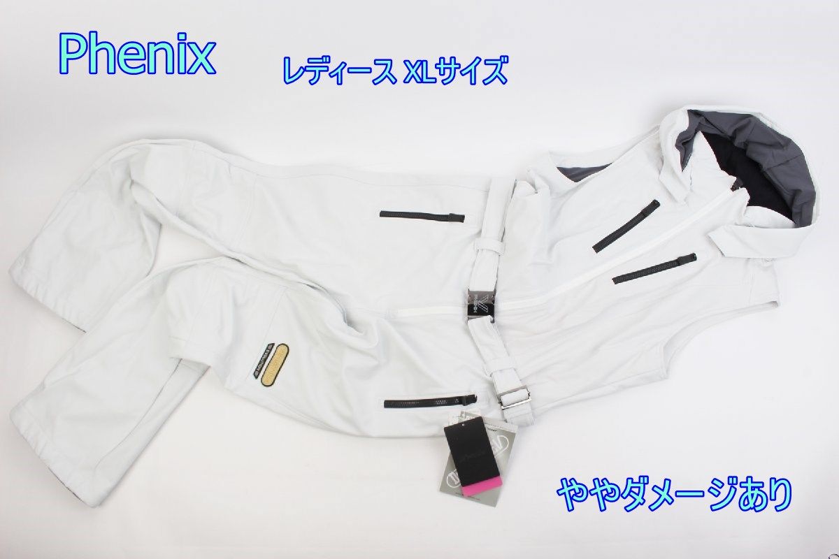 レディース スキーウェア ワンピース 袖なしスタイル Classy Jump Suite フェニックス ホワイト XL スポーツ R2311-321